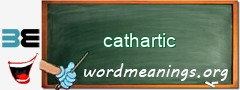 WordMeaning blackboard for cathartic